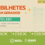 Mais de 5,7 milhões de bilhetes foram gerados para o 51° sorteio do Sua Nota Tem Valor